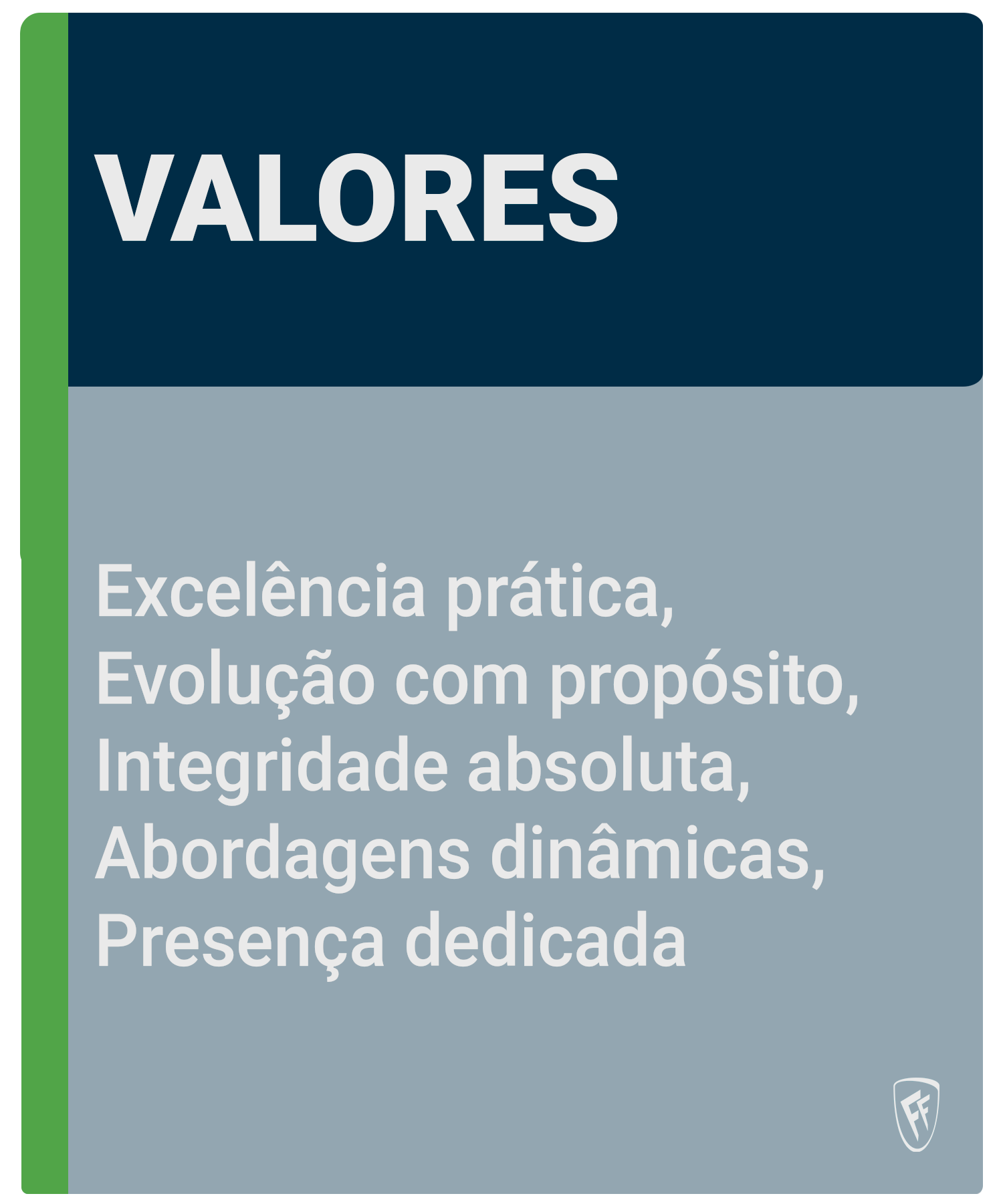D'FRANÇA FERRAZ - VALORES